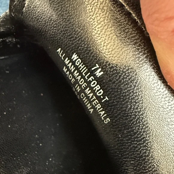 GUESS Hillford‎ Black Lug Sole Chunky Platform Loafers Preppy Patent Chain Y2K 7 - Picture 8 of 10